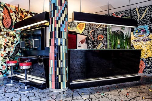 Grand Hotel Downtown, Check-in/check-out kiosk