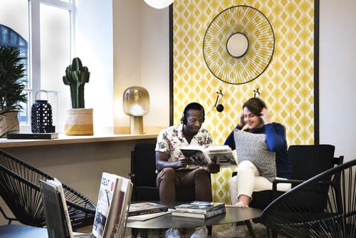 Hotel Paris La Fayette, Lobby sitting area