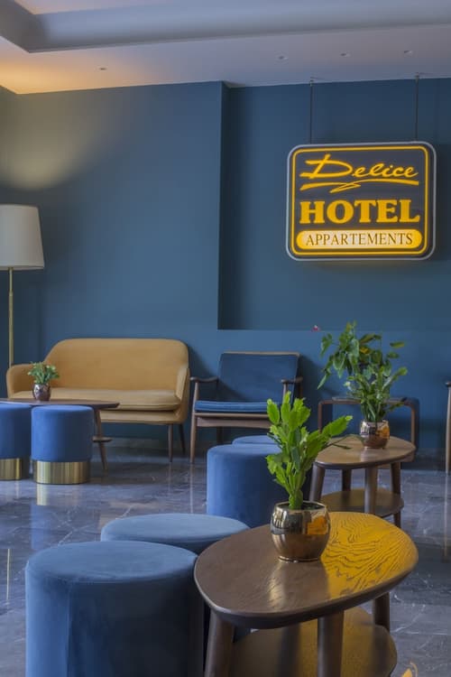 Delice Hotel Apartments, Lobby sitting area