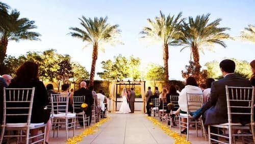 Trump International Hotel Las Vegas, Outdoor wedding area