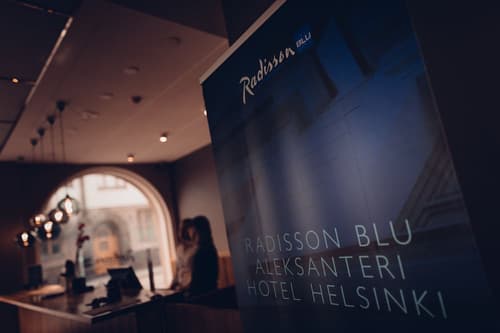 Radisson Blu Aleksanteri Hotel, Helsinki, Reception