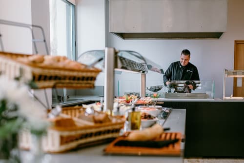 Lebay Beach Hotel, Breakfast buffet