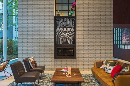 Moxy Osaka Honmachi, Lobby