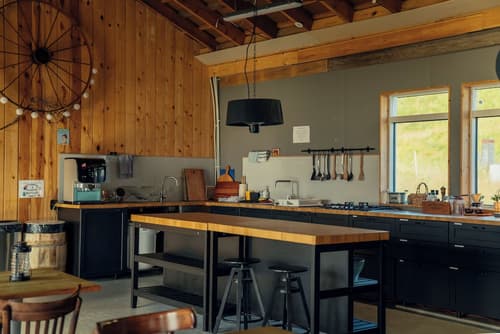 Farmhouse Lodge, Shared kitchen facilities