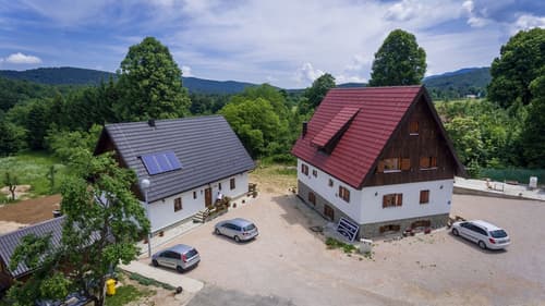 Rustic Lodge Plitvice, Courtyard