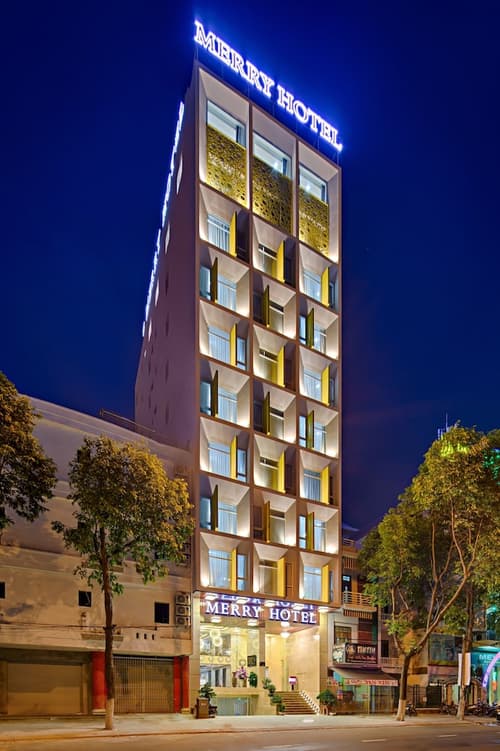Merry Hotel, Front of property - evening/night