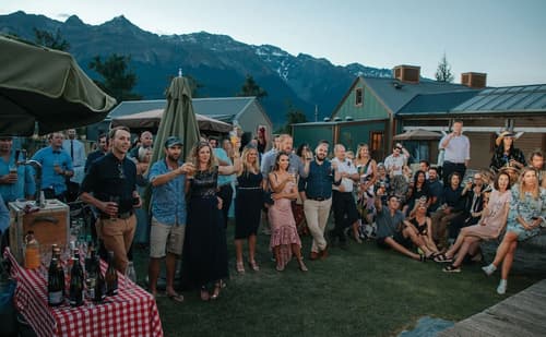 The Headwaters Eco Lodge, Outdoor wedding area