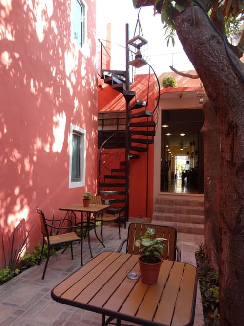 Casa San Juan, Outdoor dining