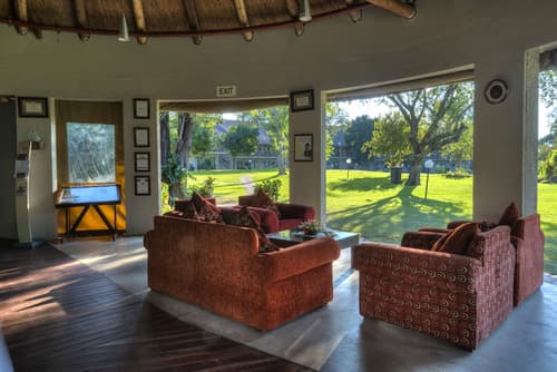 A'Zambezi River Lodge, Lobby sitting area