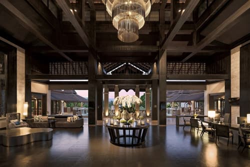 Le Meridien Chiang Rai Resort, Thailand, Lobby lounge