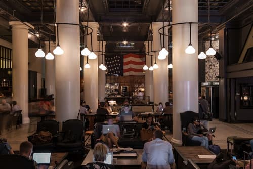 Ace Hotel New York, Lobby sitting area