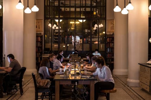 Ace Hotel New York, Lobby sitting area