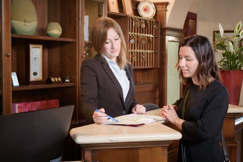Hotel Dei Capitani, Check-in/check-out kiosk
