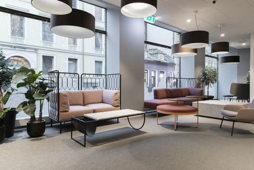 Citybox Oslo, Lobby sitting area