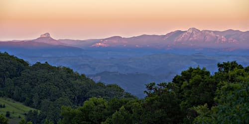 O'Reilly's Rainforest Retreat, Aerial view