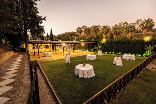 Hotel Finca Los Abetos, Outdoor banquet area