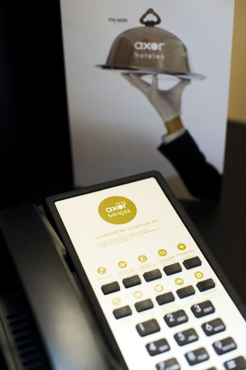 Axor Barajas, Room service - dining