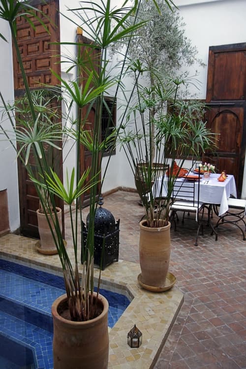 Riad Elixir, Interior entrance