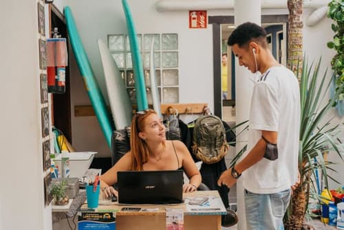 Puerto Nest Hostel, Reception