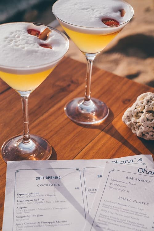 Ohana's Beachfront Resort & Beach Club, Food and drink