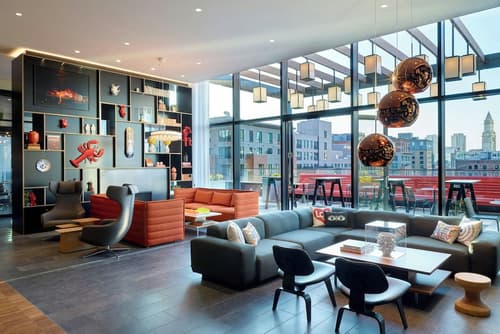 citizenM Boston North Station, Lobby lounge