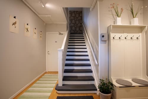 Slottsparken Motel, Interior entrance