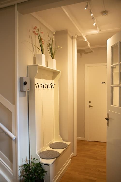 Slottsparken Motel, Interior entrance