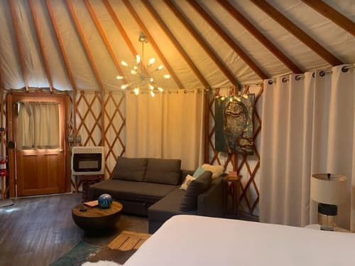 Escalante Yurts, Living area