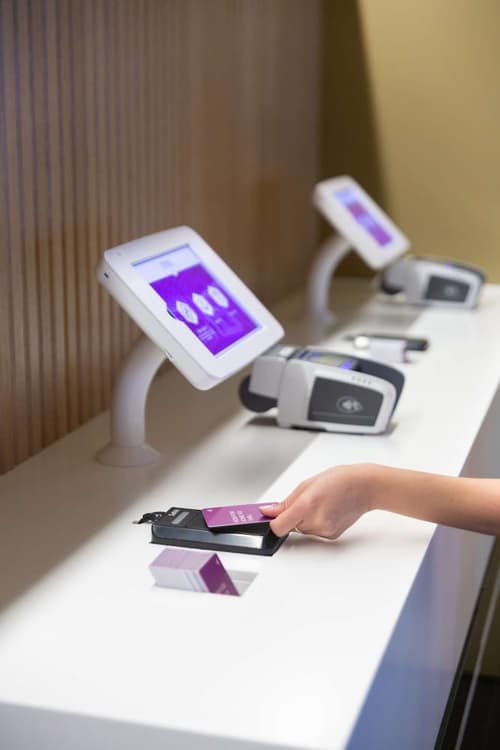 YOTEL Edinburgh, Check-in/check-out kiosk