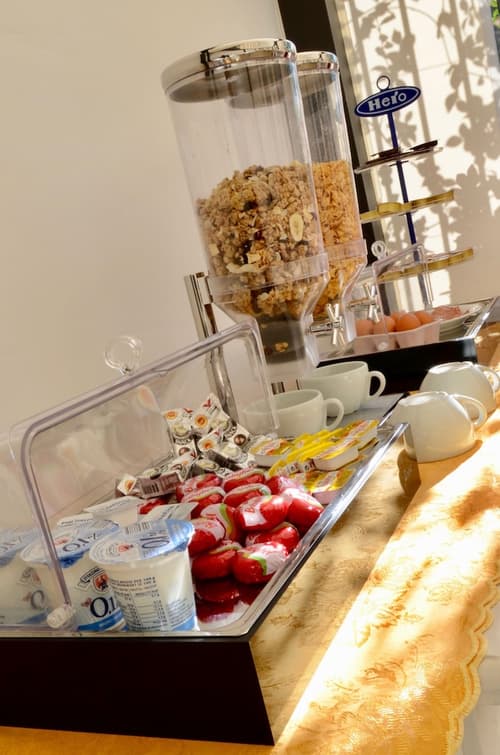 Sourire Hotel, Breakfast meal