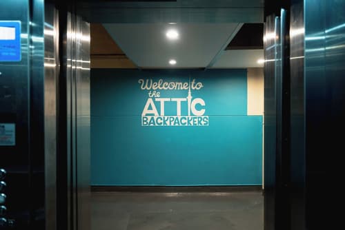 Attic Backpackers, Interior entrance