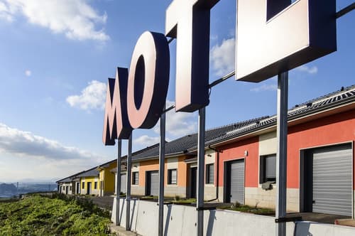Motel Cancún Avilés, Front of property
