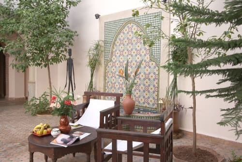 Riad Cannelle, Interior entrance
