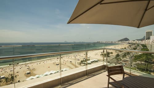 Arena Copacabana Hotel, Beach