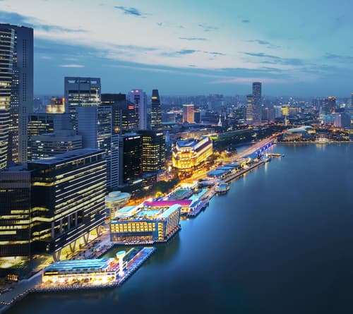 The Fullerton Bay Hotel, View from room