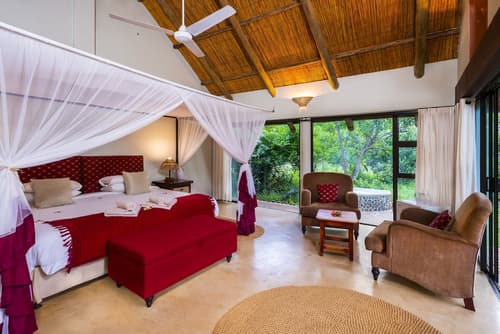 Leopard Walk Lodge, Living area