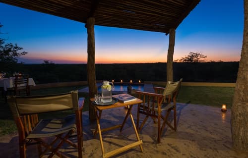 Mopane Bush Lodge, Terrace/patio