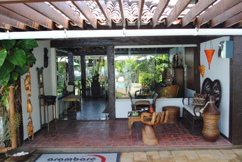 Arambaré Buzios Hotel, Interior entrance