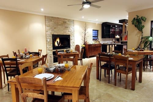 Africa Beach B&B, Breakfast area