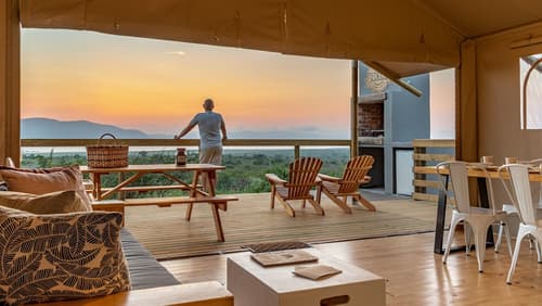 Africamps at White Elephant Safaris, Terrace/patio