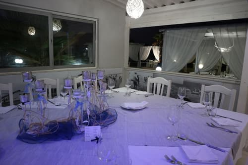 Torquemada Beach Club, Outdoor dining