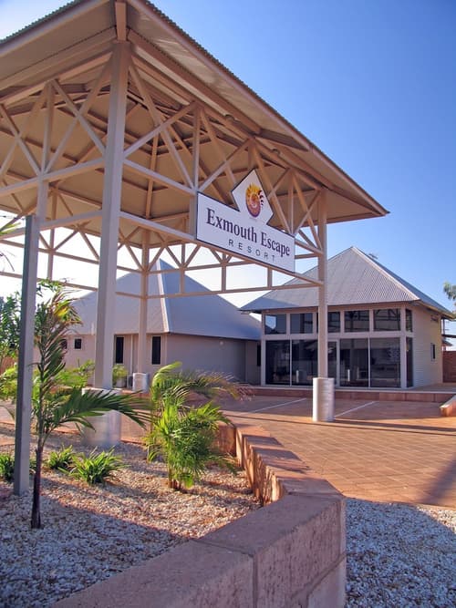 Exmouth Escape Resort, Interior entrance