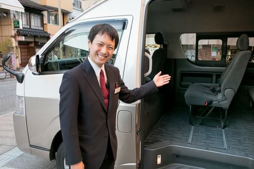 Honjin Hiranoya Bekkan, Check-in/check-out kiosk