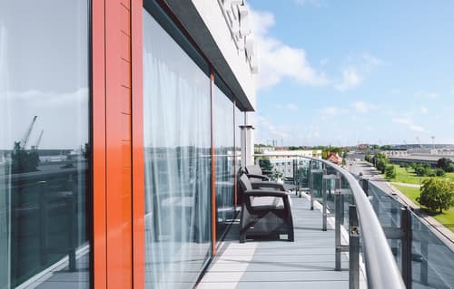 Dunetton self check-in Hotel, Terrace/patio