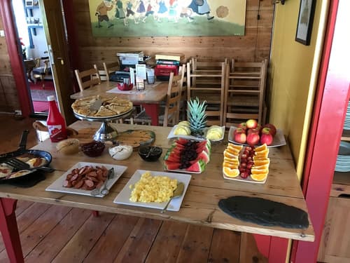 Eidfjord Gjestgiveri, Breakfast area