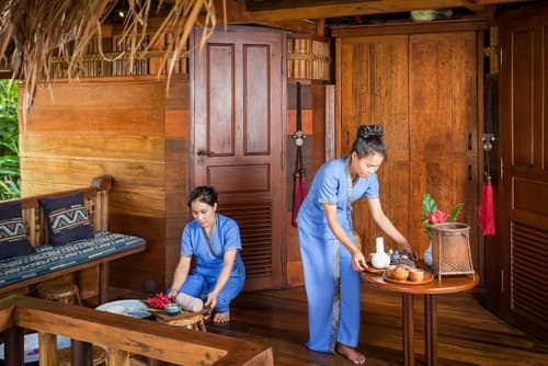 Riverside Boutique Resort, Vang Vieng, Spa reception