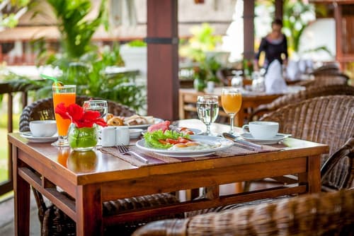 Riverside Boutique Resort, Vang Vieng, Restaurant