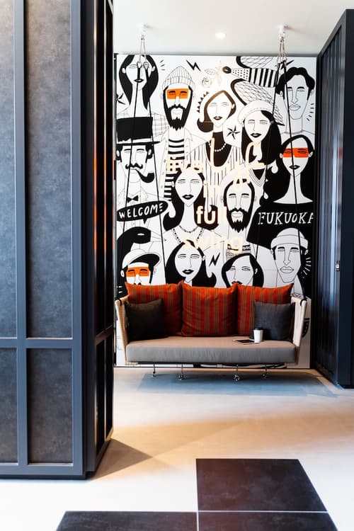 lyf Tenjin Fukuoka, Lobby sitting area