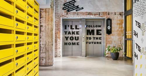 The Social Hub Rotterdam, Hallway