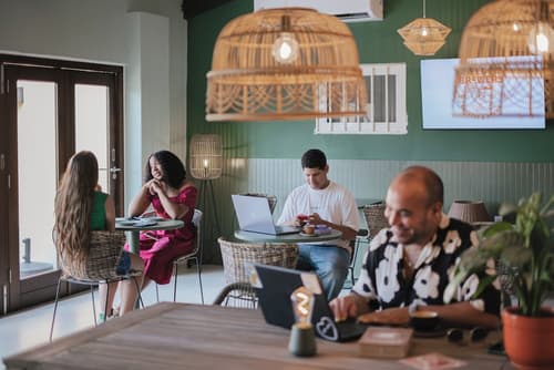 The Freedom Hotel, Lobby sitting area
